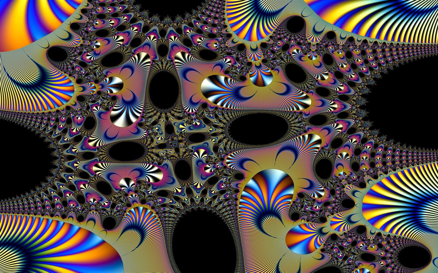 Super Bright Muster Tapete (2) #5 - 1440x900