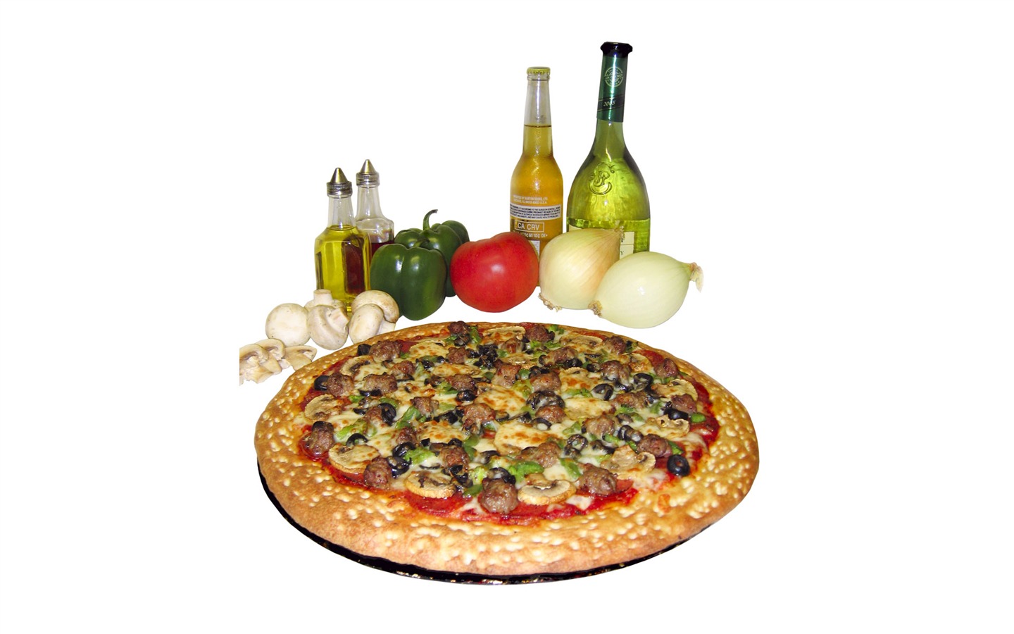 Pizza Jídlo tapety (3) #11 - 1440x900