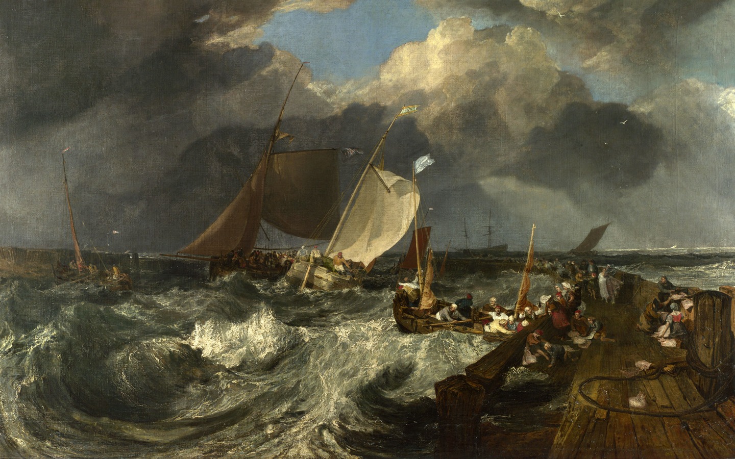 倫敦畫廊帆船 壁紙(一) #13 - 1440x900