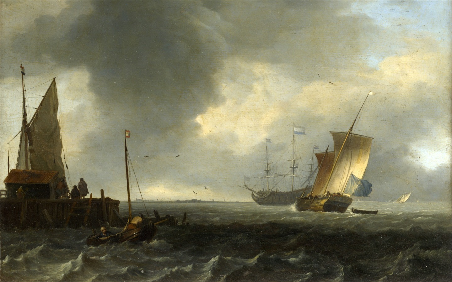 伦敦画廊帆船 壁纸(一)16 - 1440x900