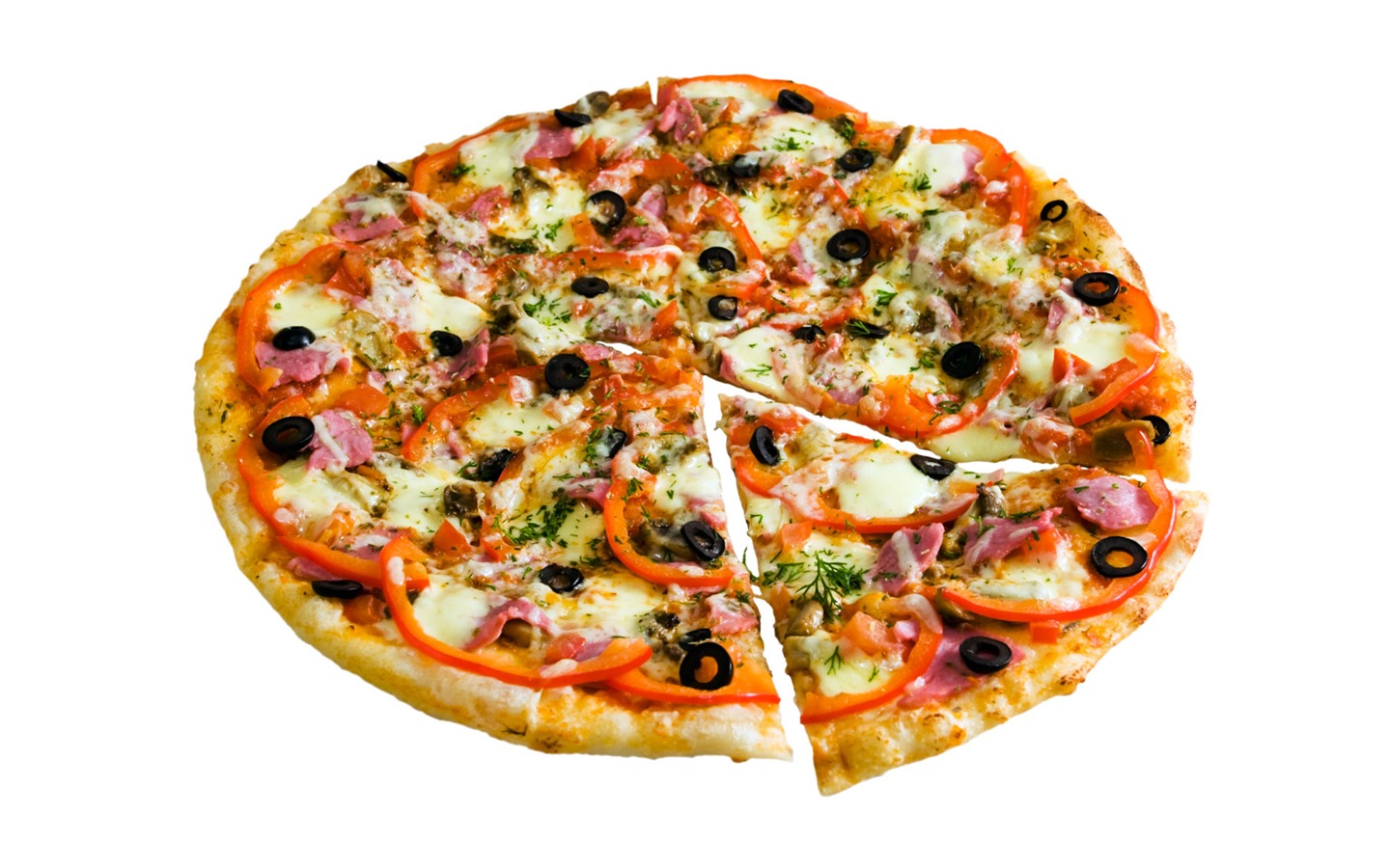 Pizza Jídlo tapety (4) #10 - 1440x900