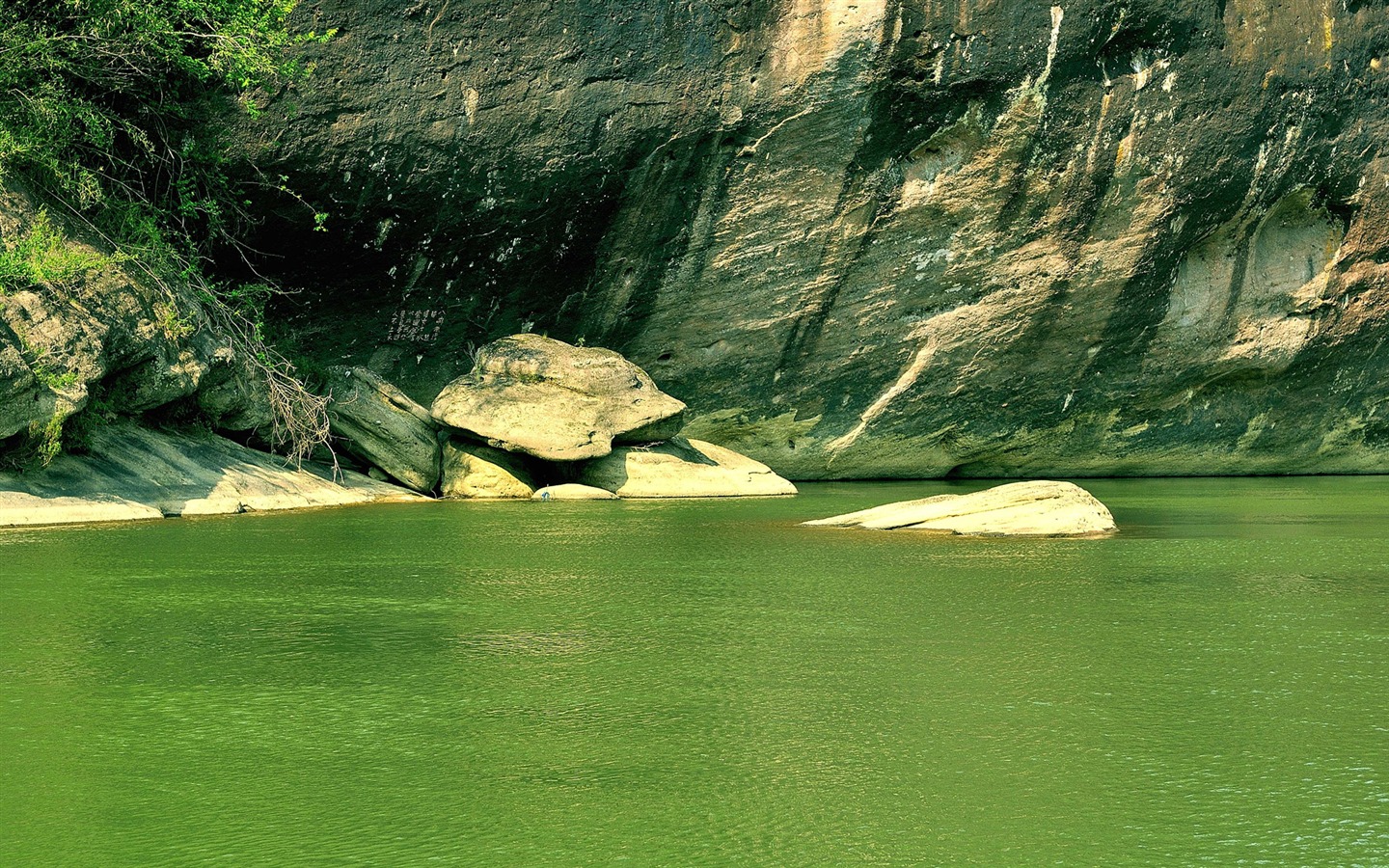 Wuyi jiuqu scenery (photo Works of change) #8 - 1440x900