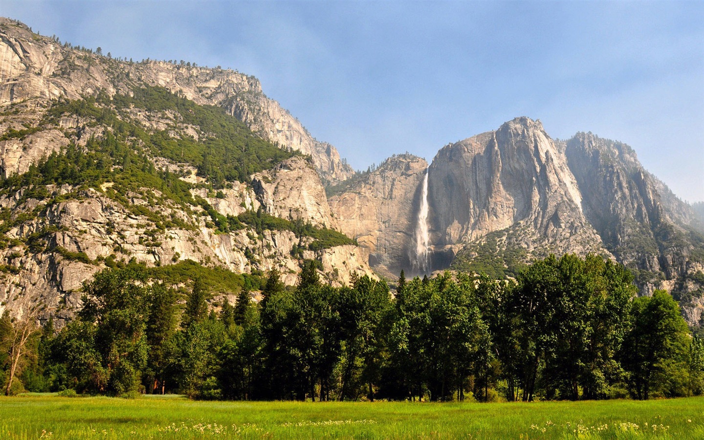 Mountain Valley paysage fond d'écran (1) #8 - 1440x900