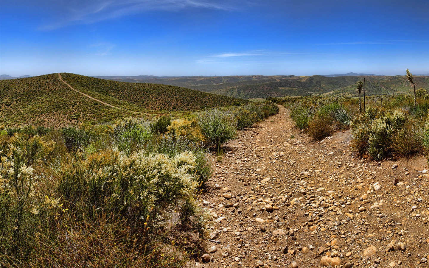 Mountain Valley paysage fond d'écran (2) #2 - 1440x900