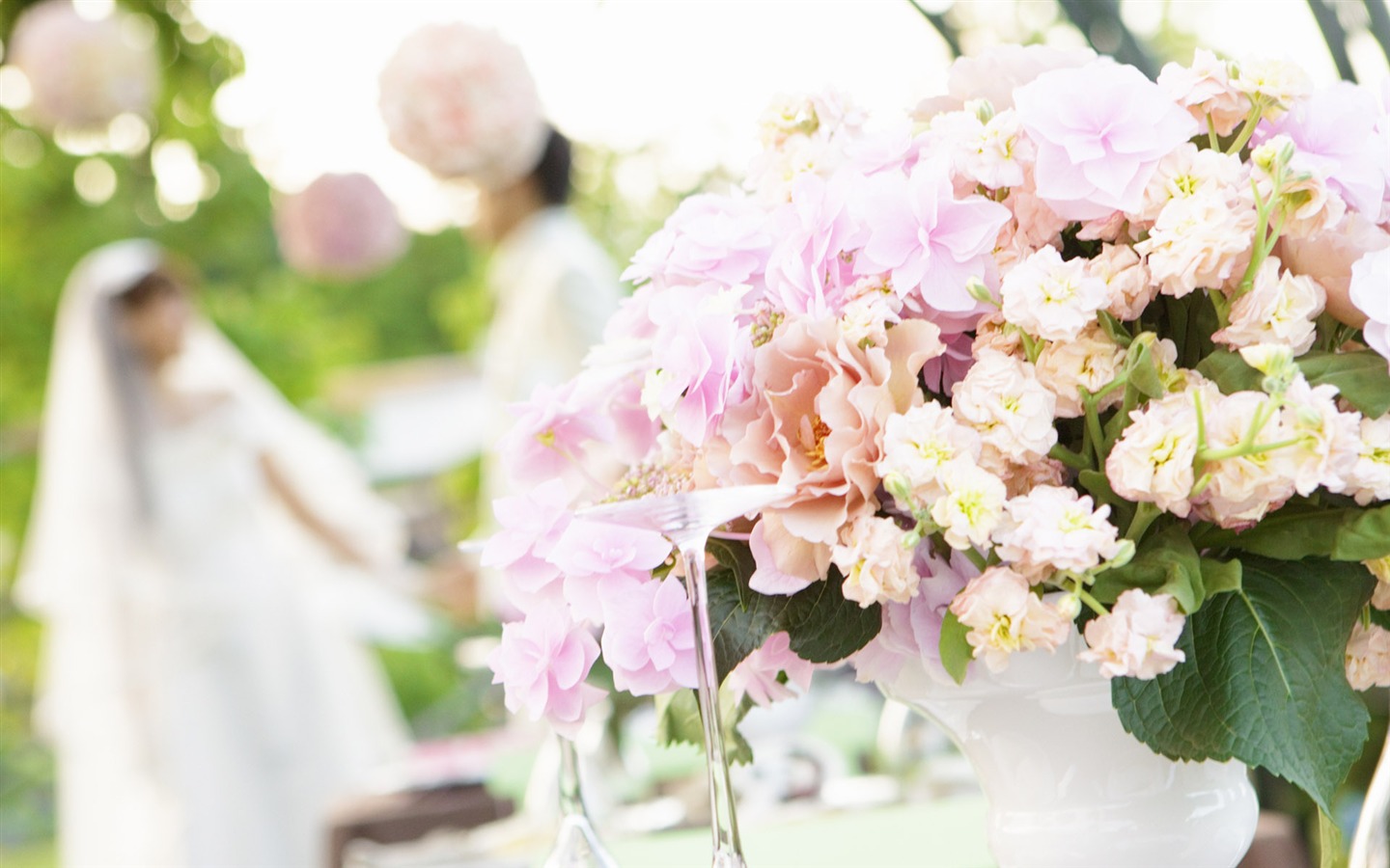 Weddings and Flowers wallpaper (2) #1 - 1440x900