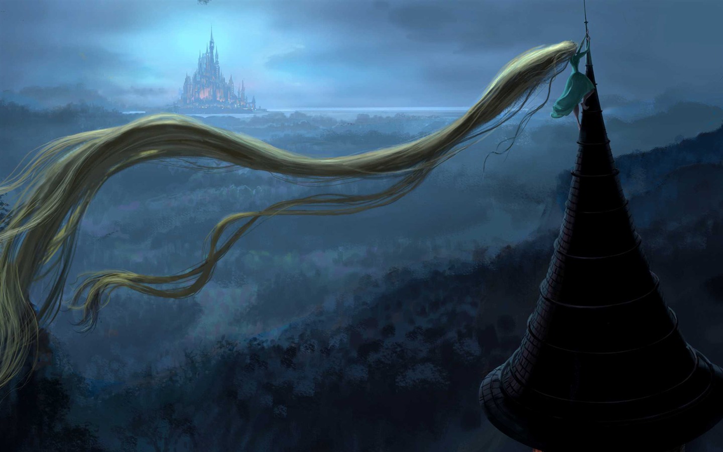 Tangled 長發公主 高清壁紙 #24 - 1440x900