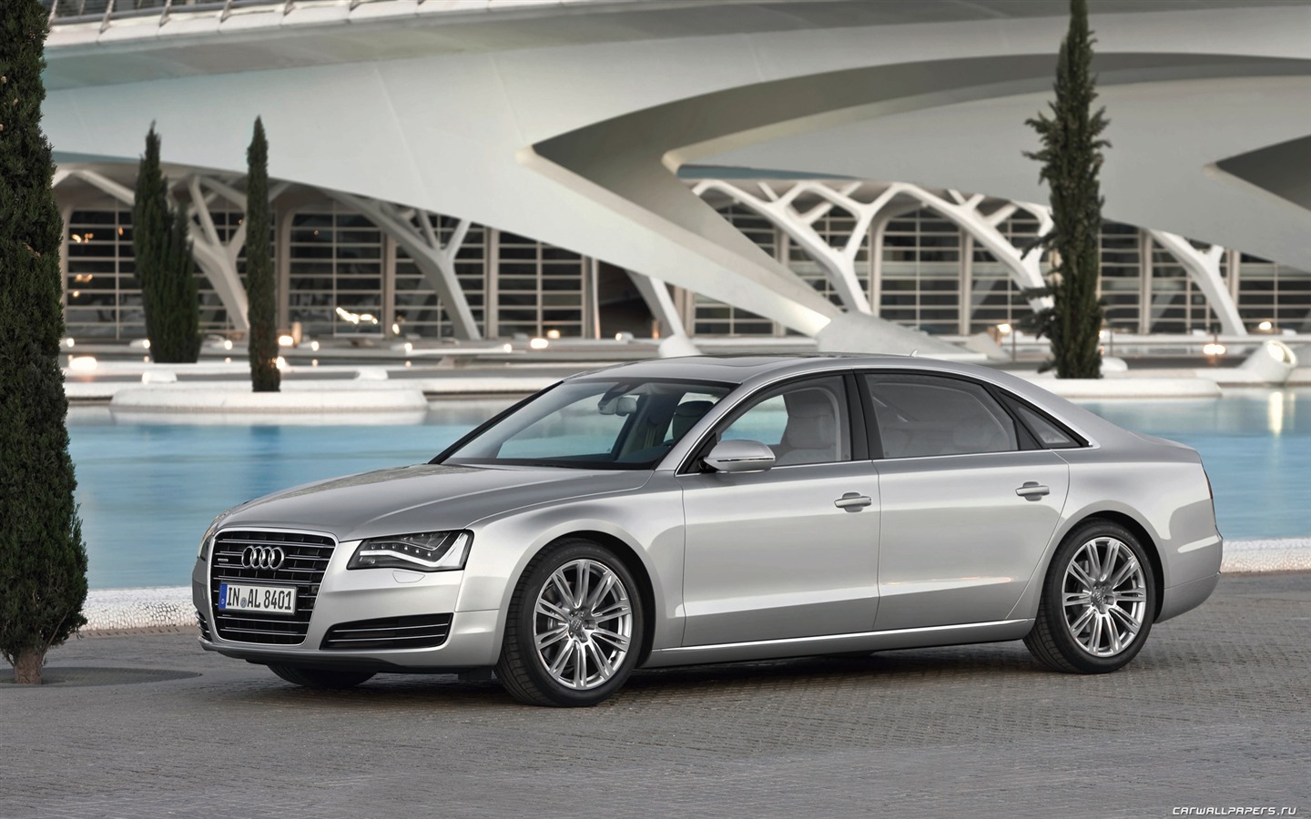 Audi A8 L 3.0 TFSI Quattro - 2010 高清壁纸15 - 1440x900