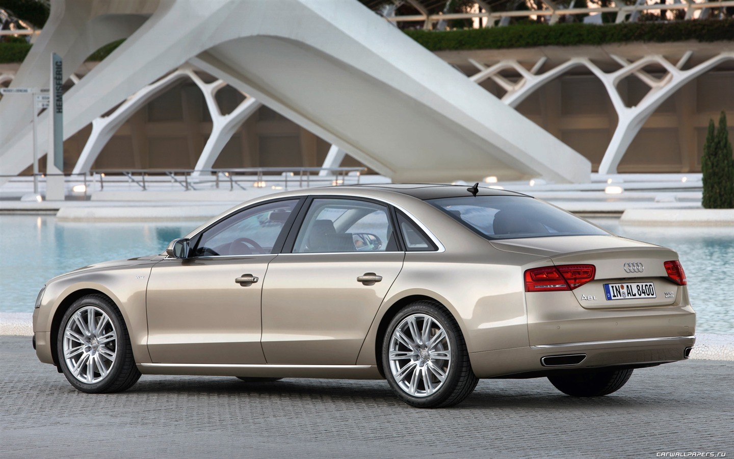 Audi A8 L W12 Quattro - 2010 HD tapetu #8 - 1440x900