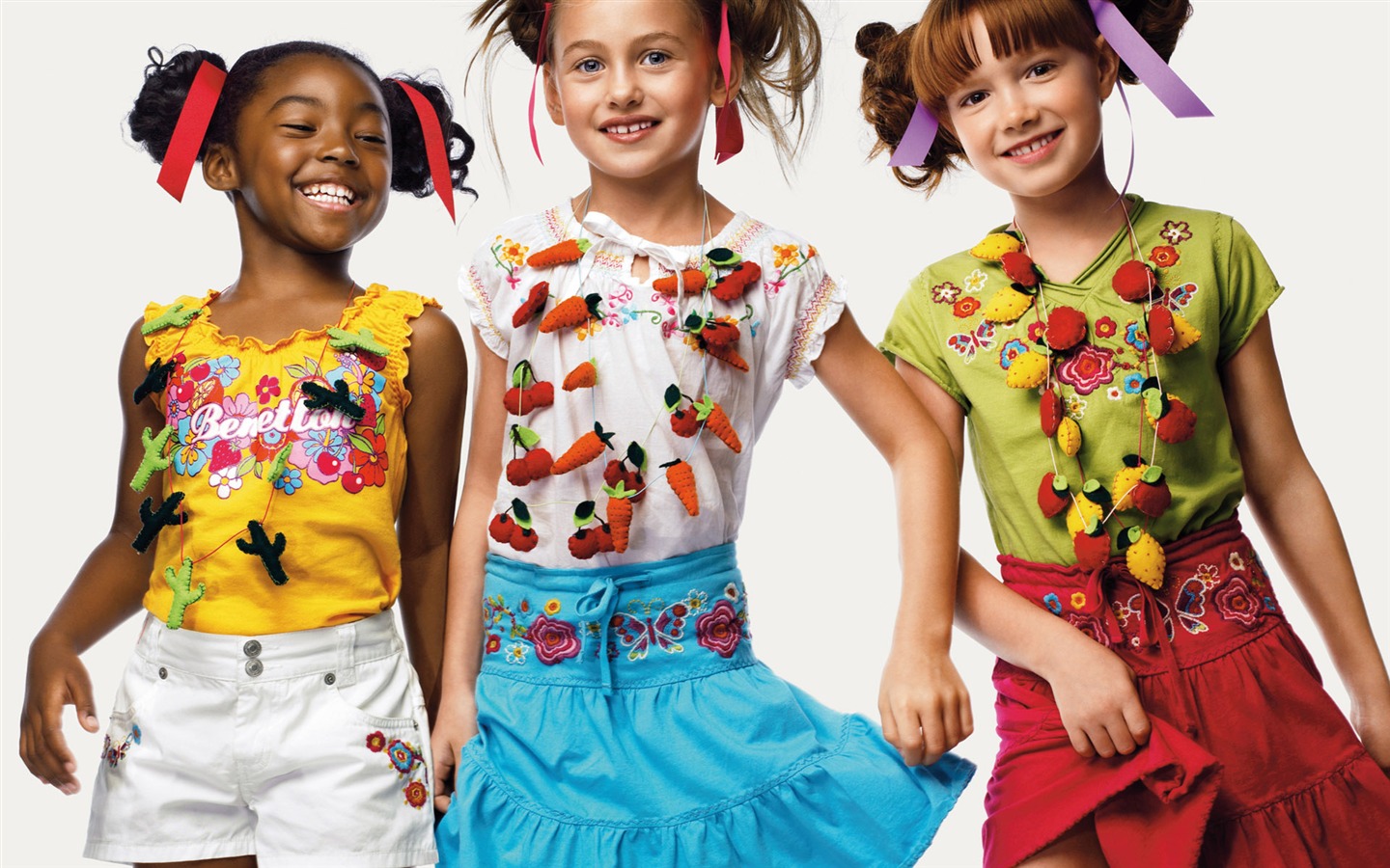 Los niños de colores de moda de papel tapiz (1) #19 - 1440x900