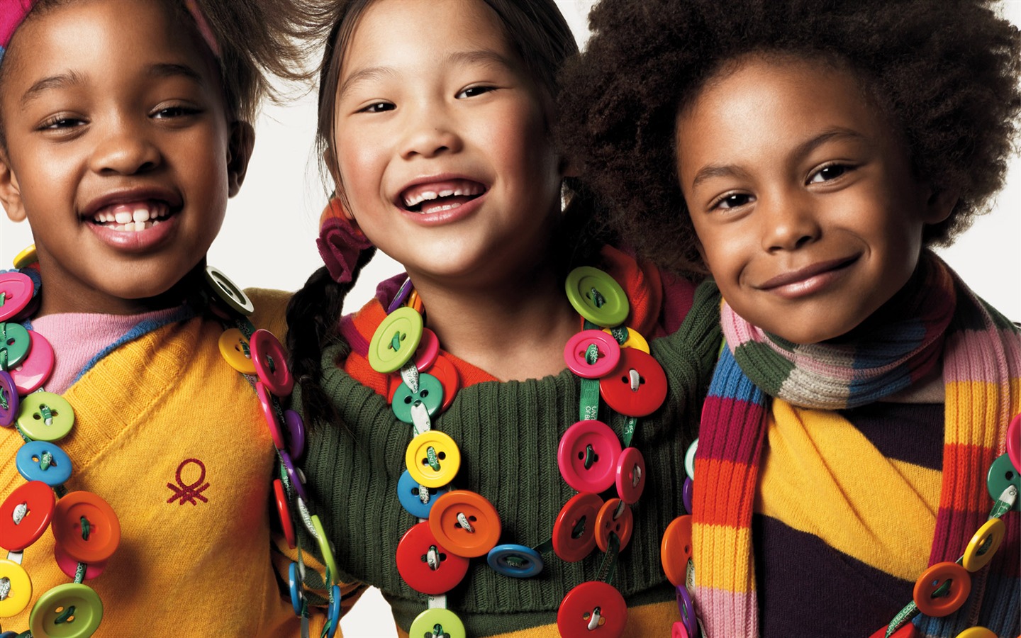 Los niños de colores de moda de papel tapiz (2) #19 - 1440x900