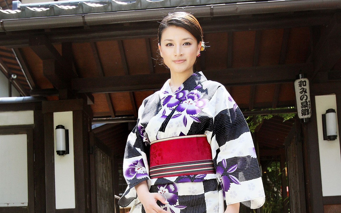 Shimazaki Wakako krásnou tapetu #11 - 1440x900