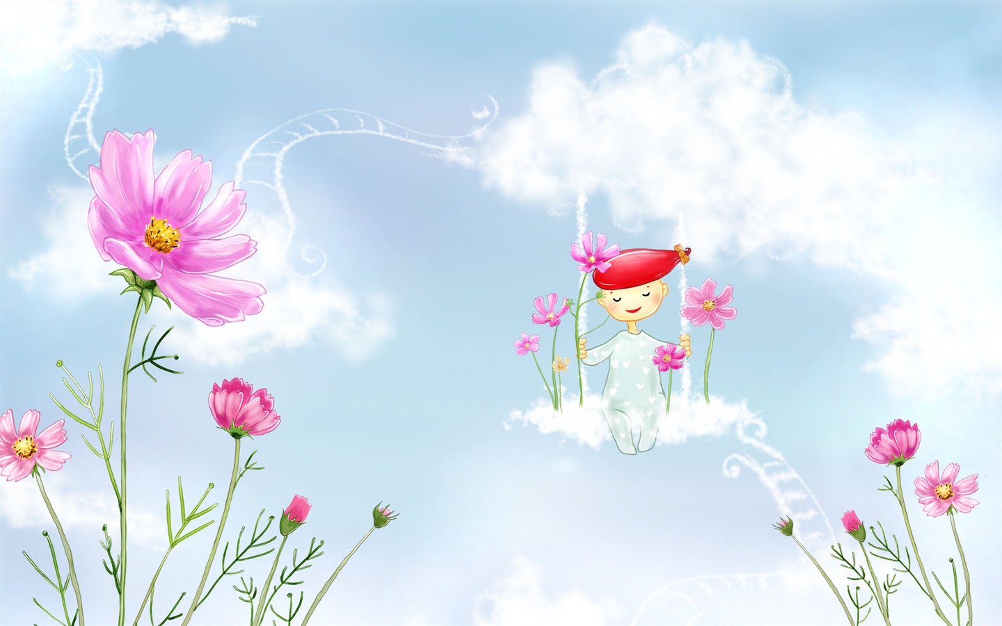 手繪夢幻風光 壁紙(四) #4 - 1440x900