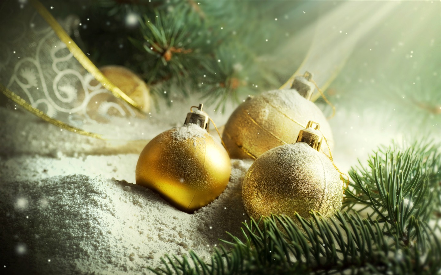 Christmas balls wallpaper (7) #12 - 1440x900