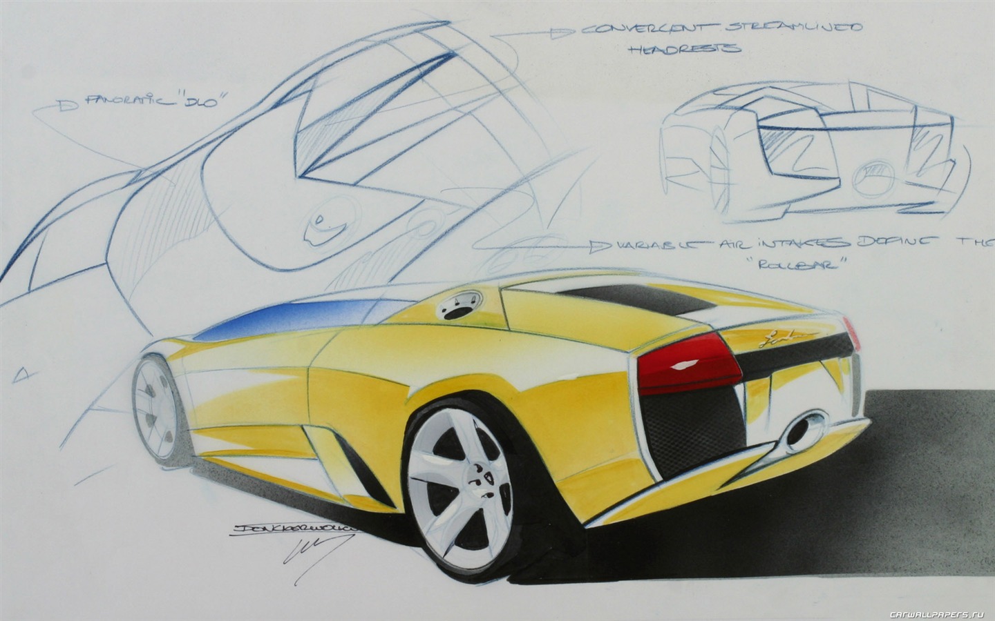 Lamborghini Murciélago Roadster - 2004 fondos de escritorio de alta definición #44 - 1440x900
