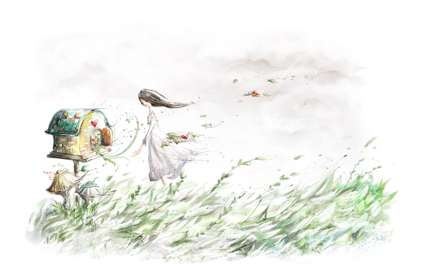 手繪夢幻風光 壁紙(十) #19 - 1440x900