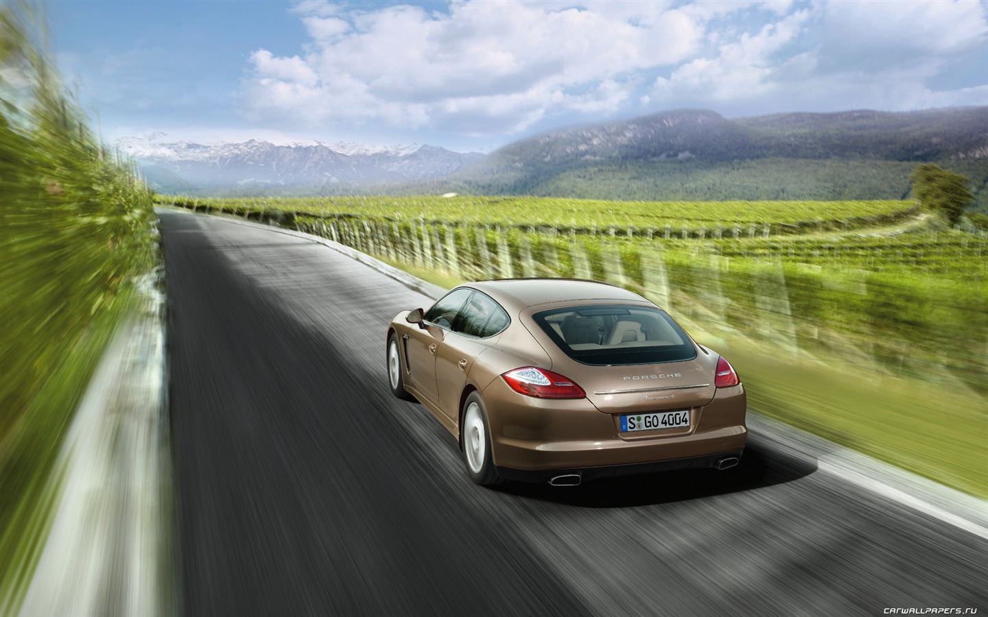 포르쉐 Panamera 4-2010의 HD 벽지 #3 - 1440x900