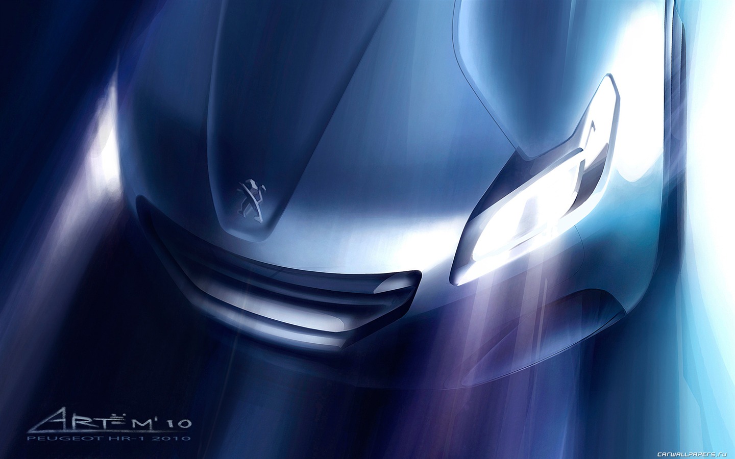 Concept Car Peugeot HR1 - 2010 標誌 #32 - 1440x900