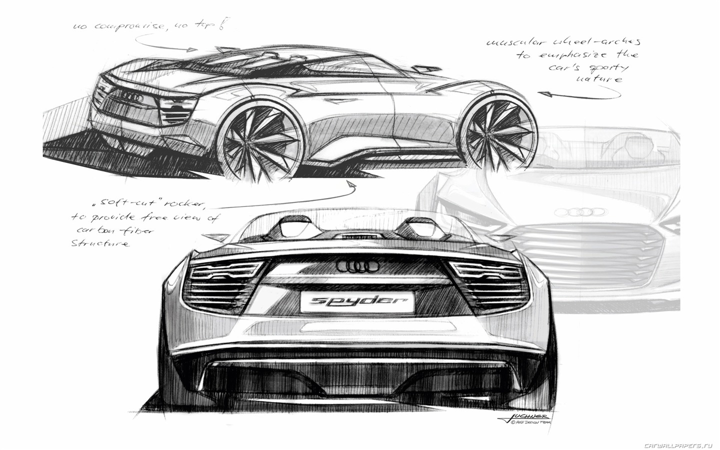 Concept Car de Audi e-tron Spyder - 2010 fondos de escritorio de alta definición #34 - 1440x900