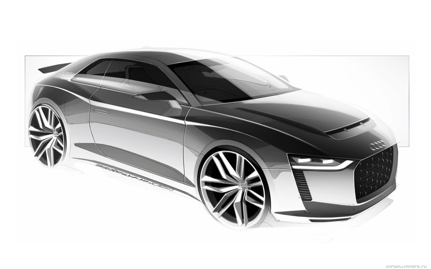 Concept Car Audi quattro - 2010 奥迪24 - 1440x900