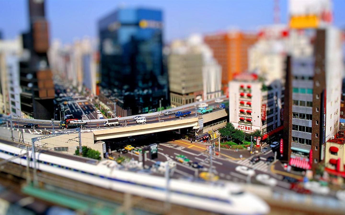 本当に台無し偽のミニチュア風景写真の壁紙に(2) #8 - 1440x900