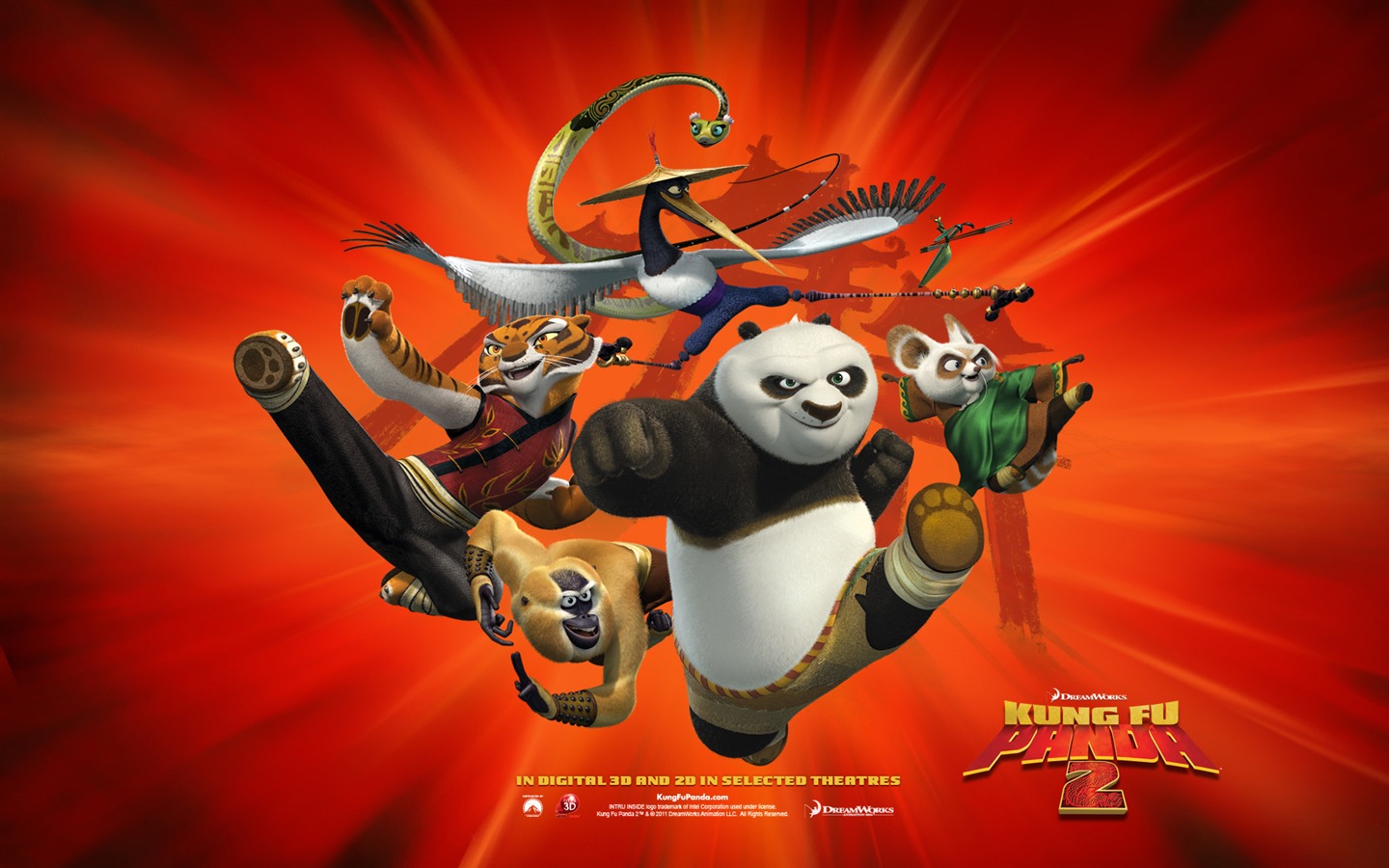 Kung Fu Panda 2 功夫熊猫2 高清壁纸4 - 1440x900