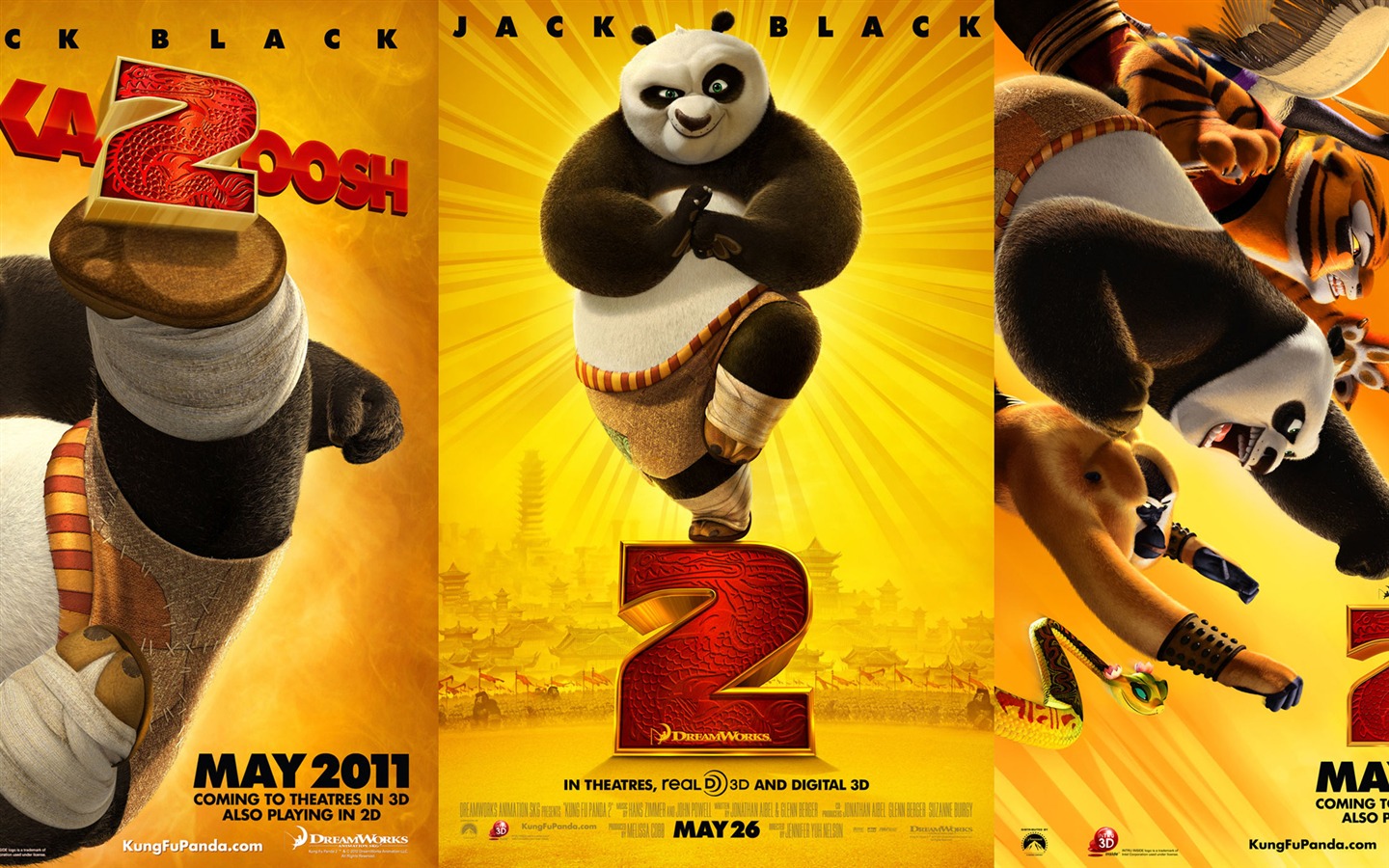 Kung Fu Panda 2 HD wallpapers #12 - 1440x900