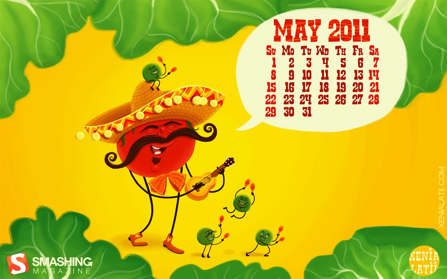 May 2011 Calendar Wallpaper (1) #14 - 1440x900