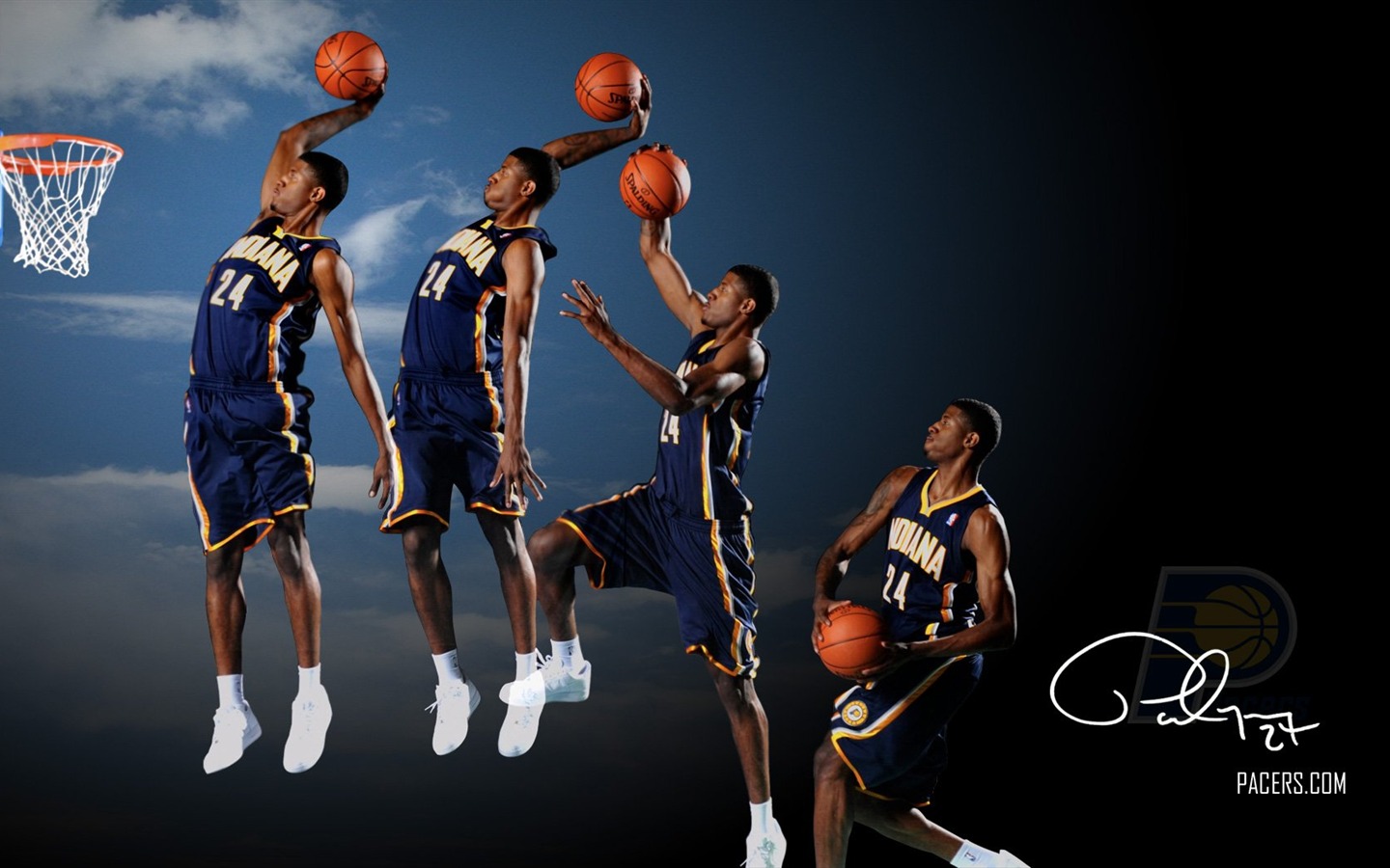 NBA Indiana Pacers 2010-11 sezóna na plochu #11 - 1440x900