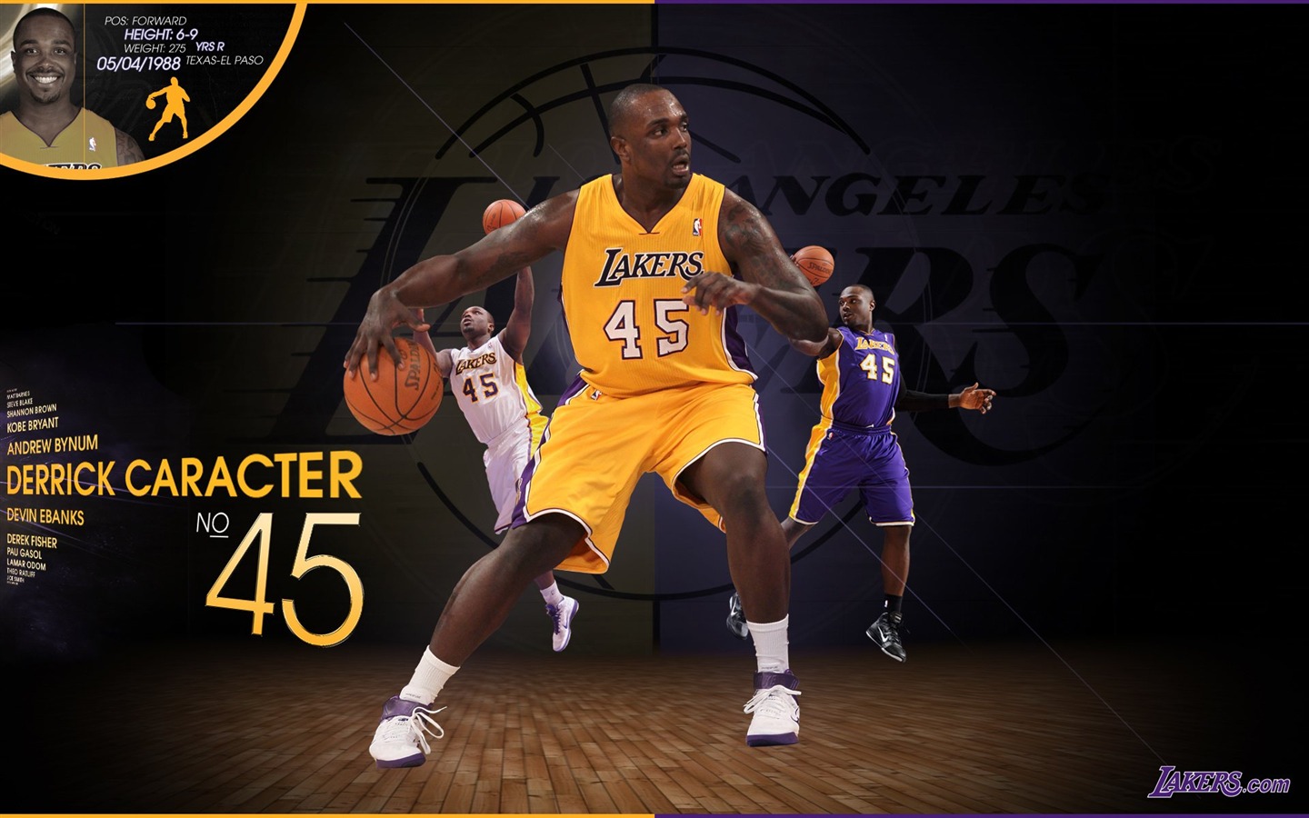 NBA 2010-11賽季 洛杉磯湖人隊 壁紙 #3 - 1440x900