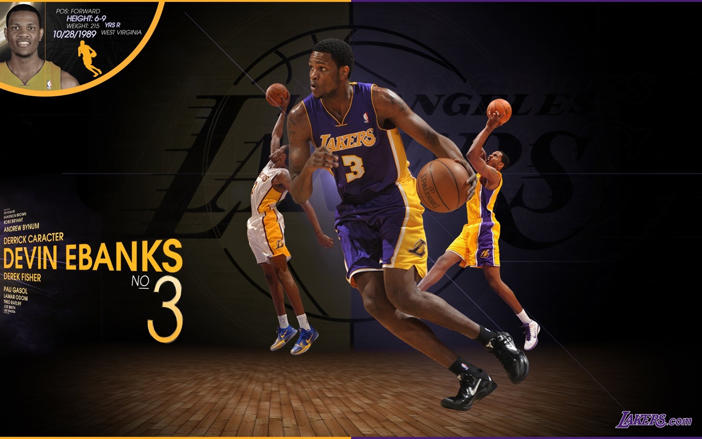 NBA 2010-11賽季 洛杉磯湖人隊 壁紙 #4 - 1440x900