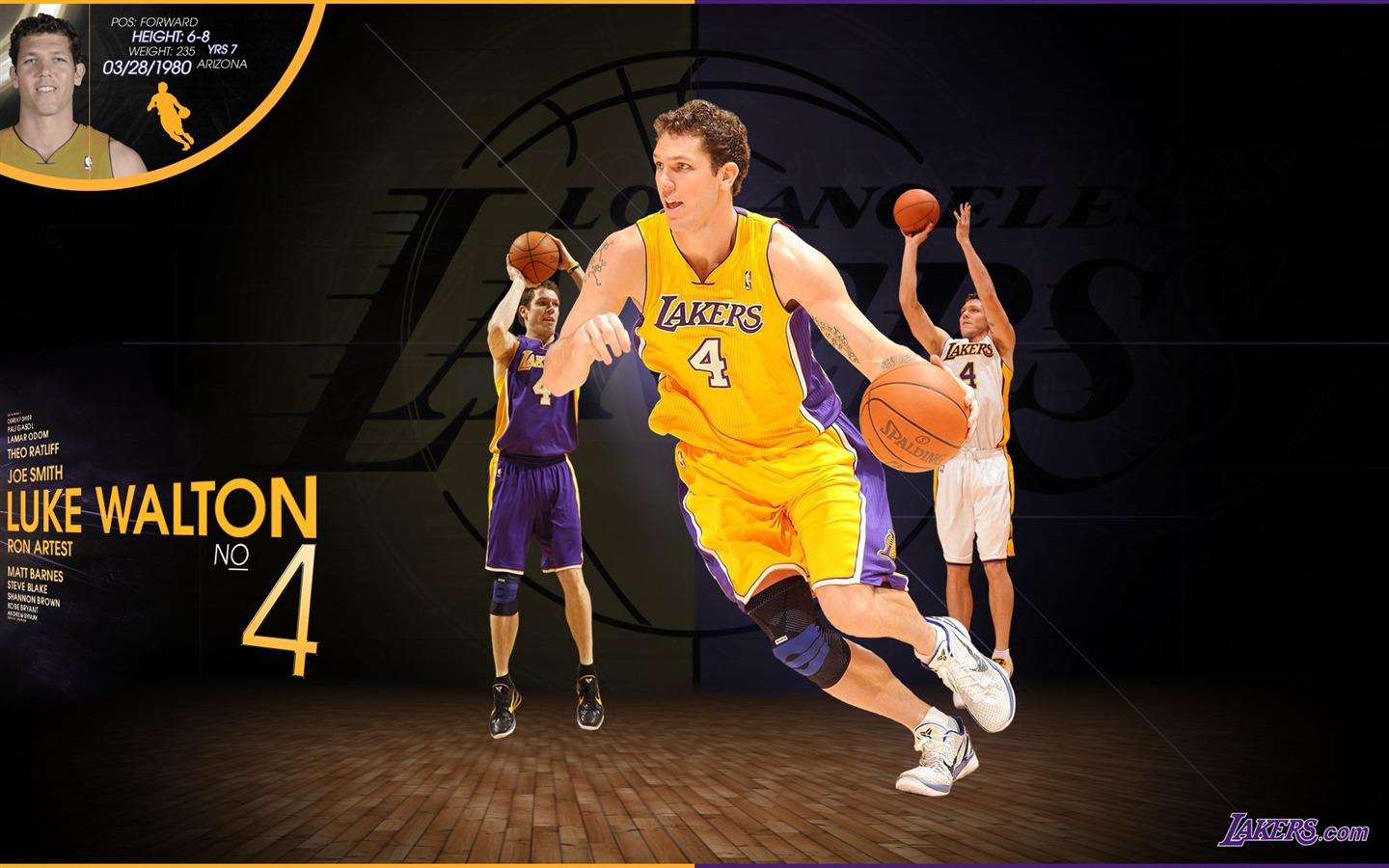 NBA 2010-11 temporada, Los Angeles Lakers Fondo de Pantalla #8 - 1440x900