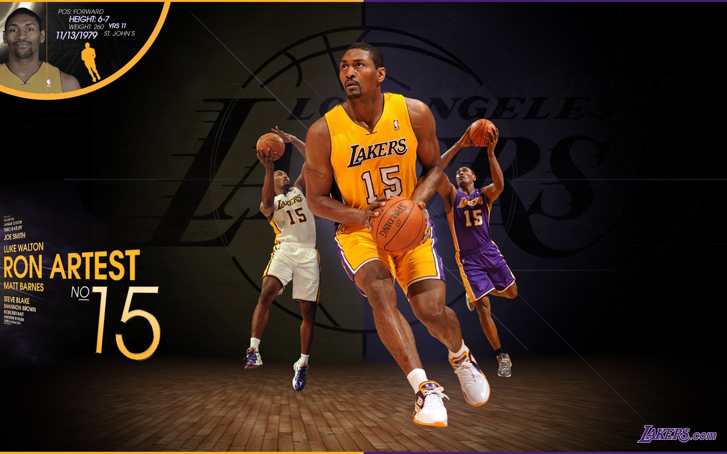 NBA 2010-11賽季 洛杉磯湖人隊 壁紙 #11 - 1440x900