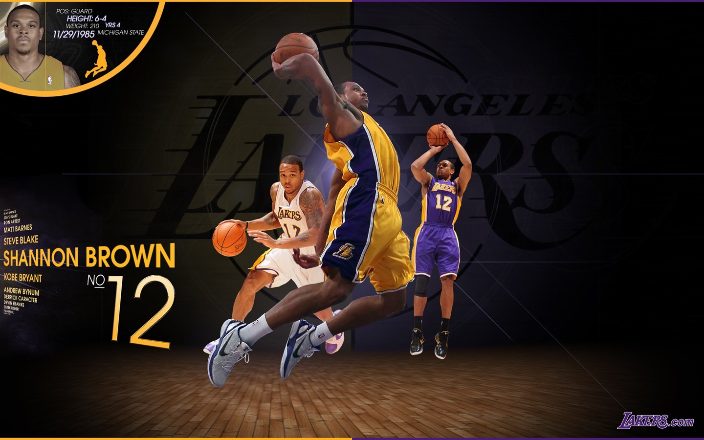 NBA 2010-11賽季 洛杉磯湖人隊 壁紙 #12 - 1440x900