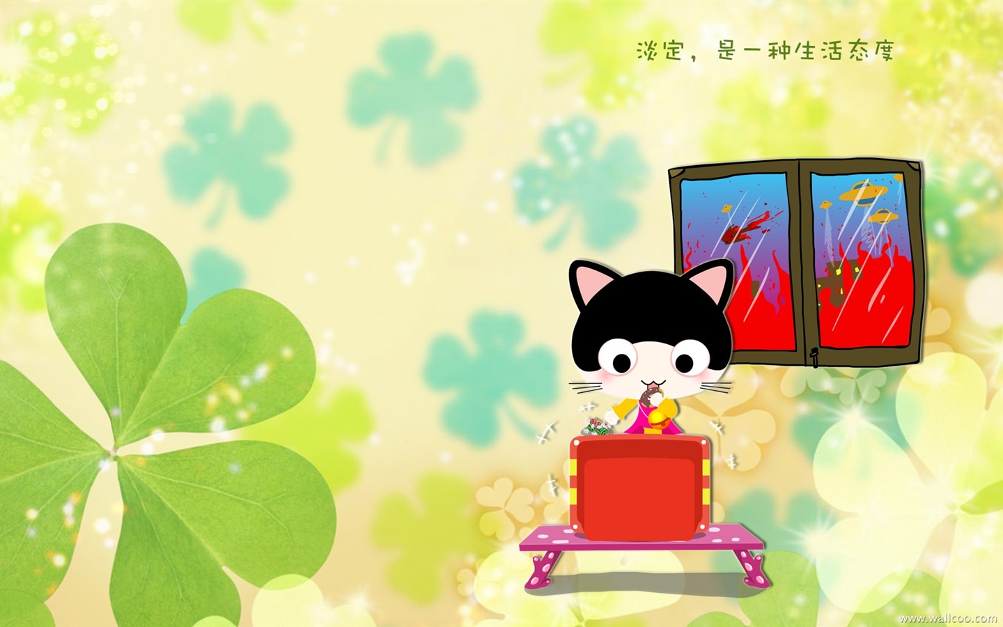赤ちゃん猫漫画の壁紙（2） #11 - 1440x900