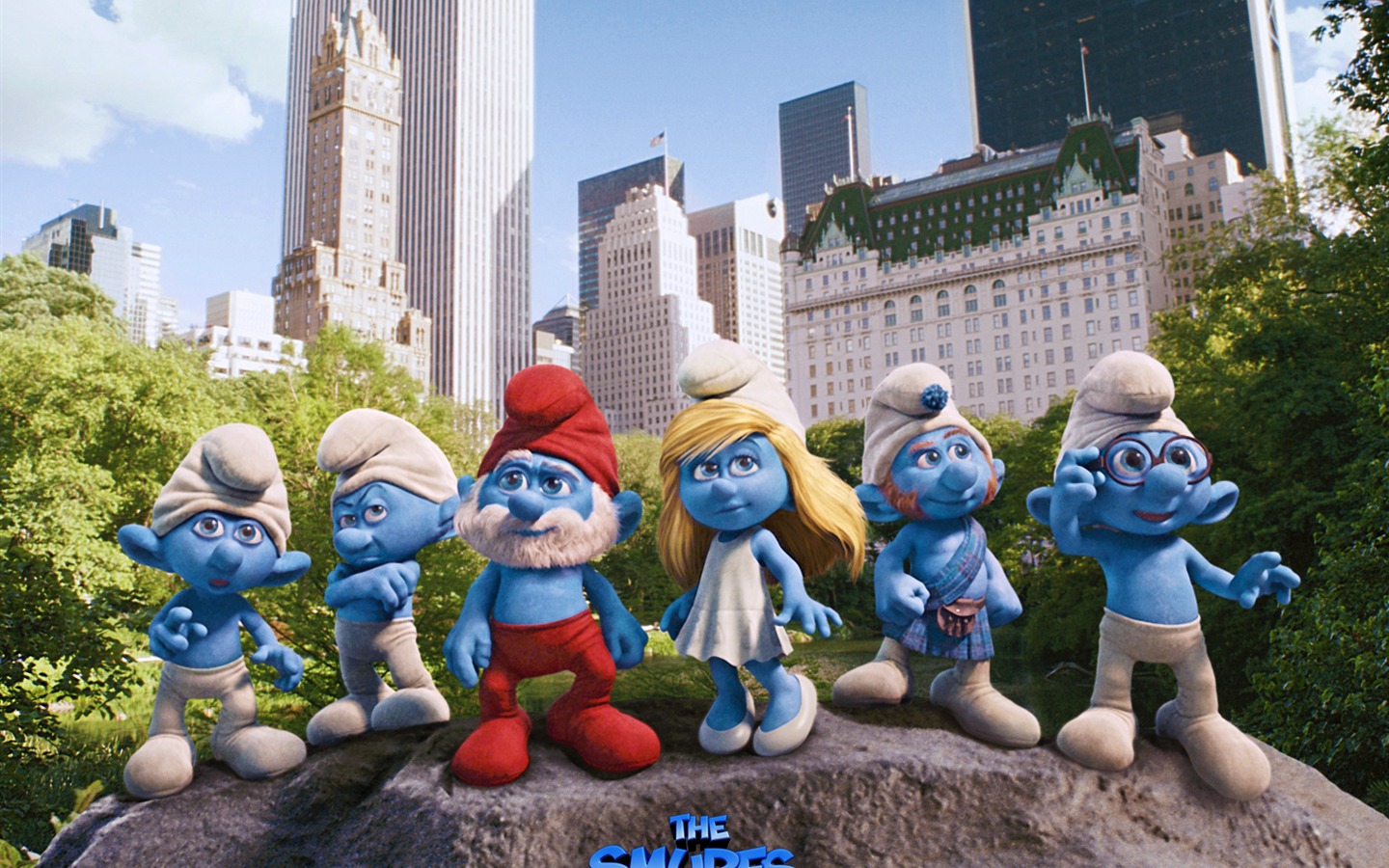 The Smurfs 蓝精灵 壁纸专辑1 - 1440x900