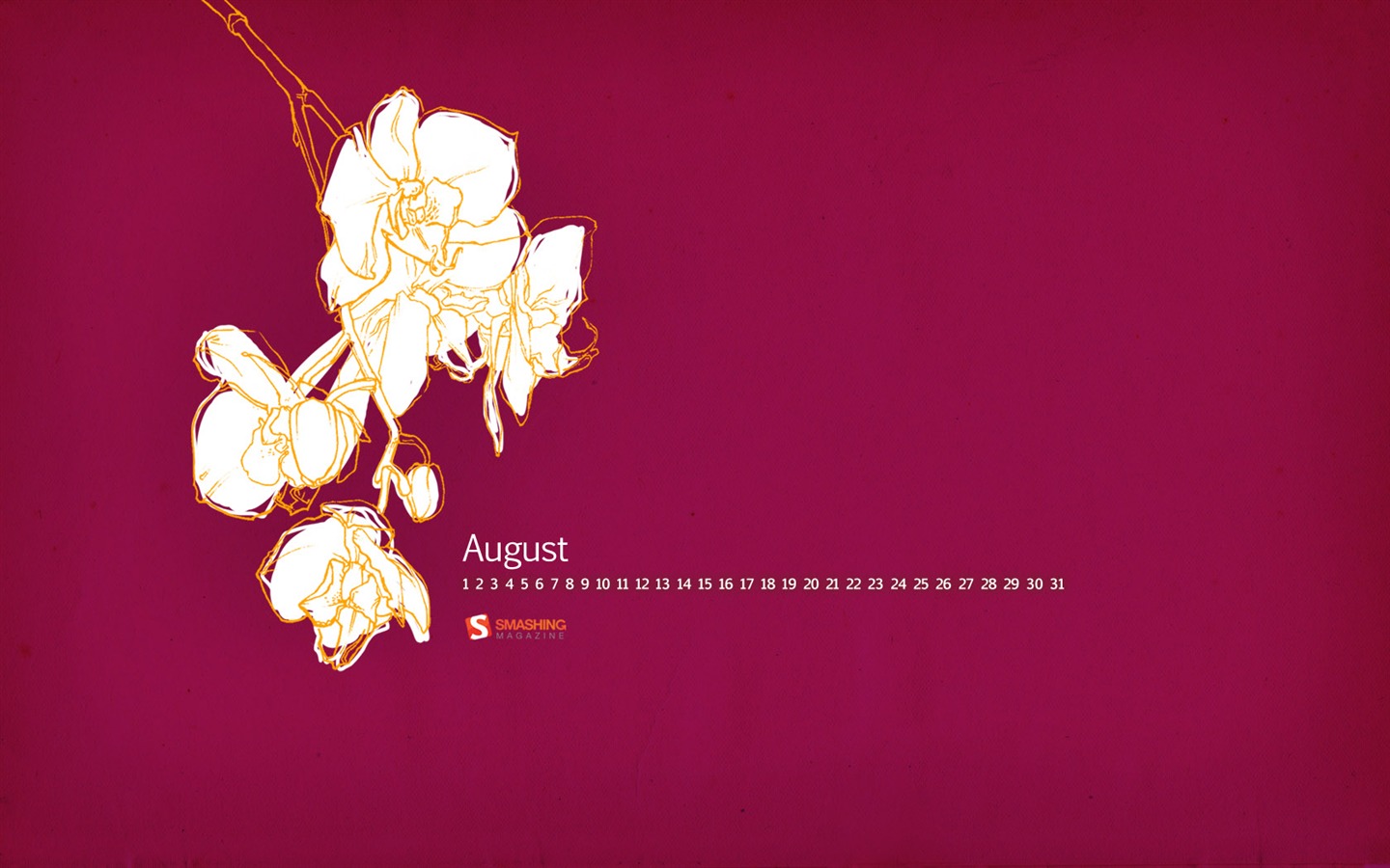 2011年8月 月历壁纸(二)6 - 1440x900