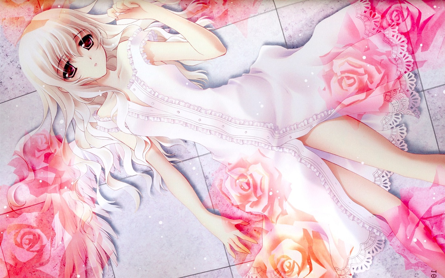 Anime girl HD tapety na plochu #25 - 1440x900