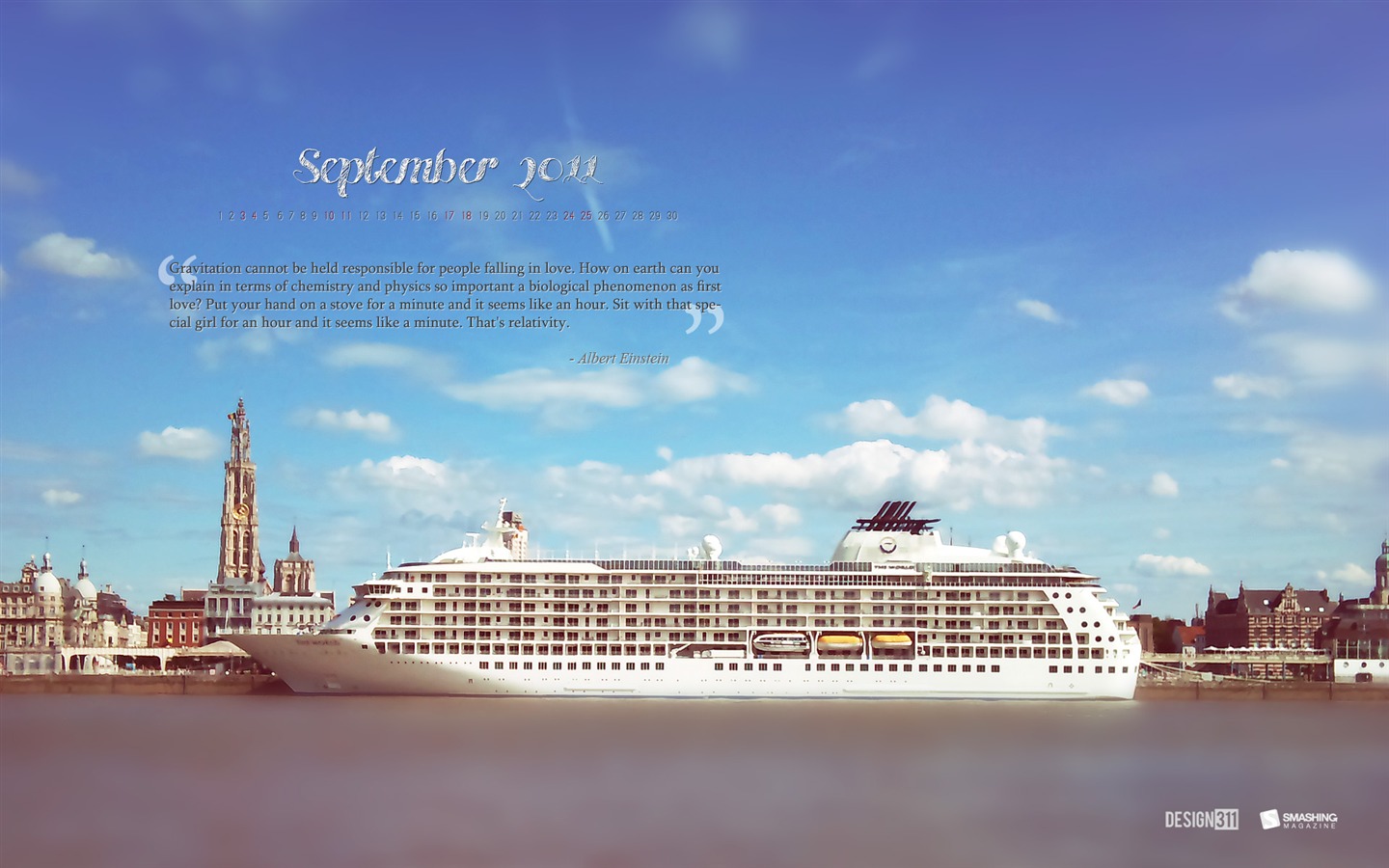 September 2011 Kalender Wallpaper (1) #12 - 1440x900