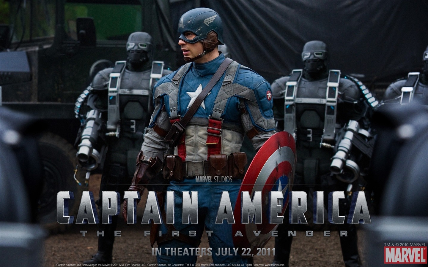Kapitán Amerika: První Avenger HD tapety na plochu #21 - 1440x900