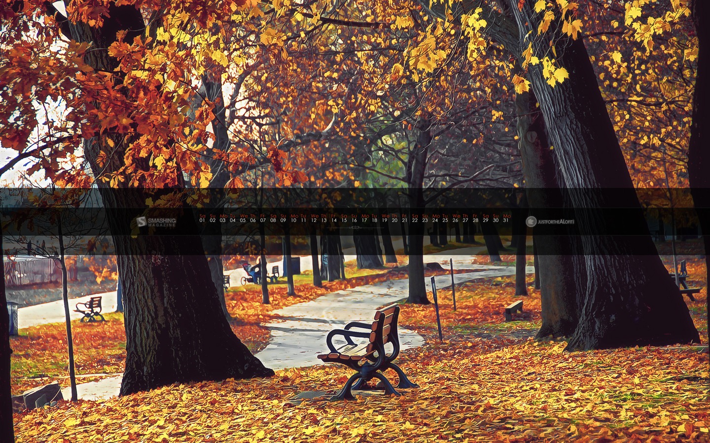 2011年10月 月曆壁紙(一) #4 - 1440x900
