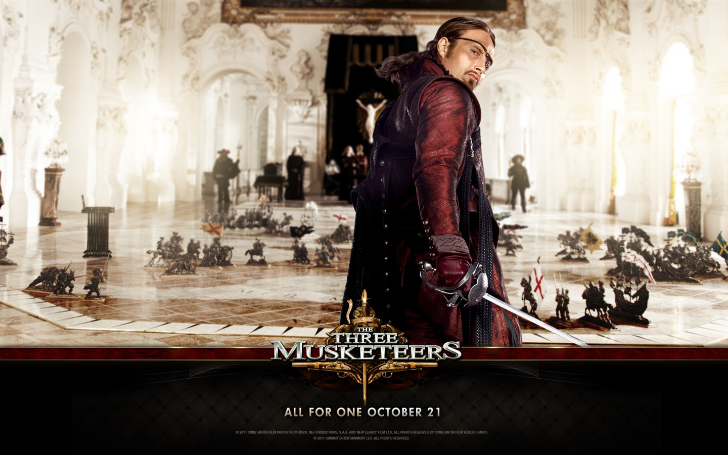 2011 The Three Musketeers 2011 三个火枪手 壁纸专辑9 - 1440x900