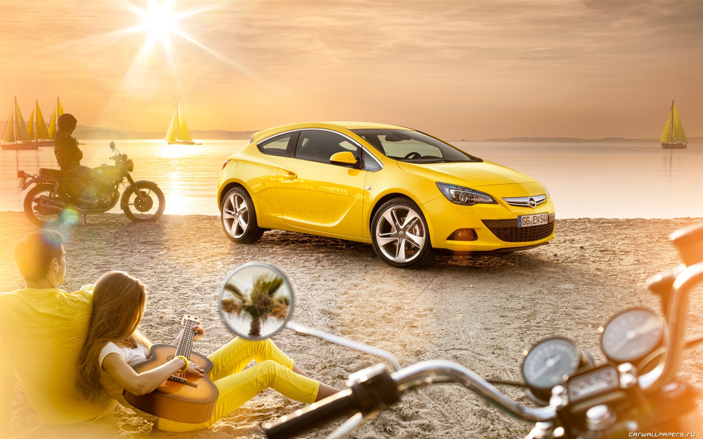 Opel Astra GTC - 2011 fondos de pantalla HD #12 - 1440x900