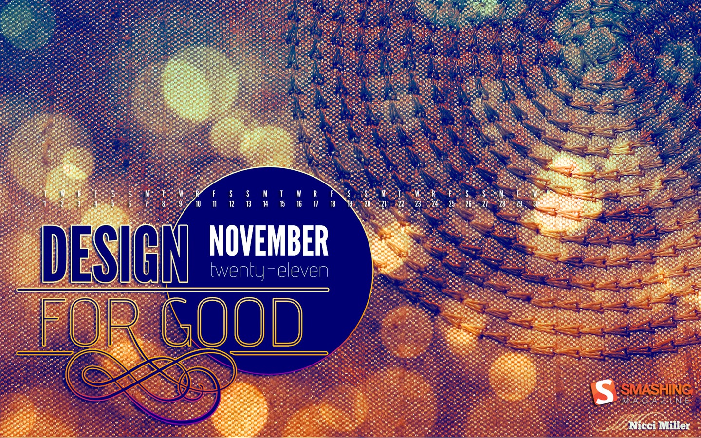 November 2011 Calendar wallpaper (1) #1 - 1440x900