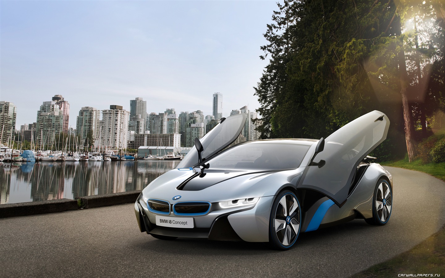 BMW i8 개념 - 2011의 HD 배경 화면 #2 - 1440x900