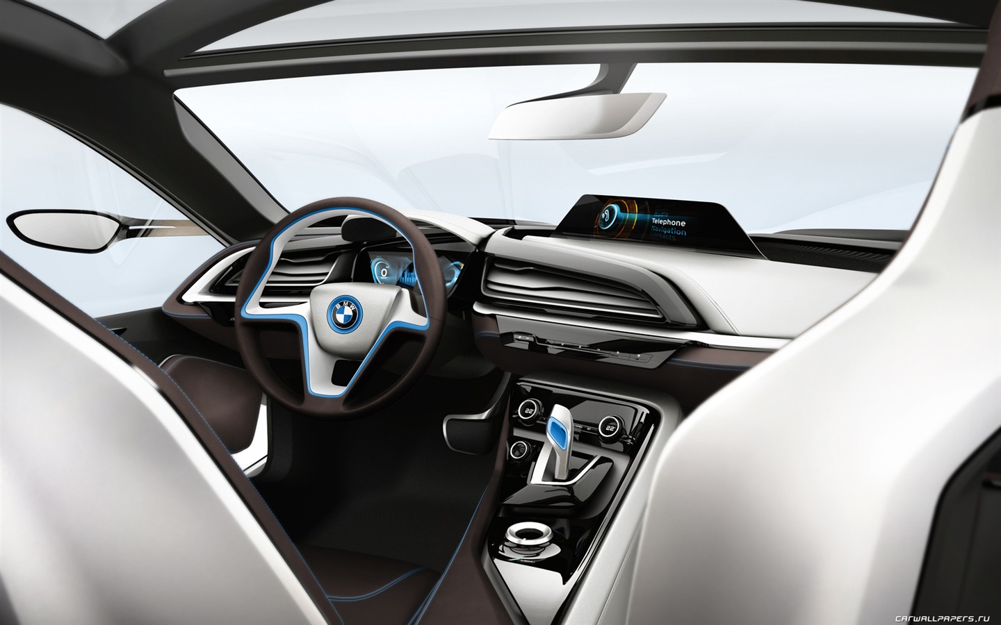 BMW i8 개념 - 2011의 HD 배경 화면 #34 - 1440x900