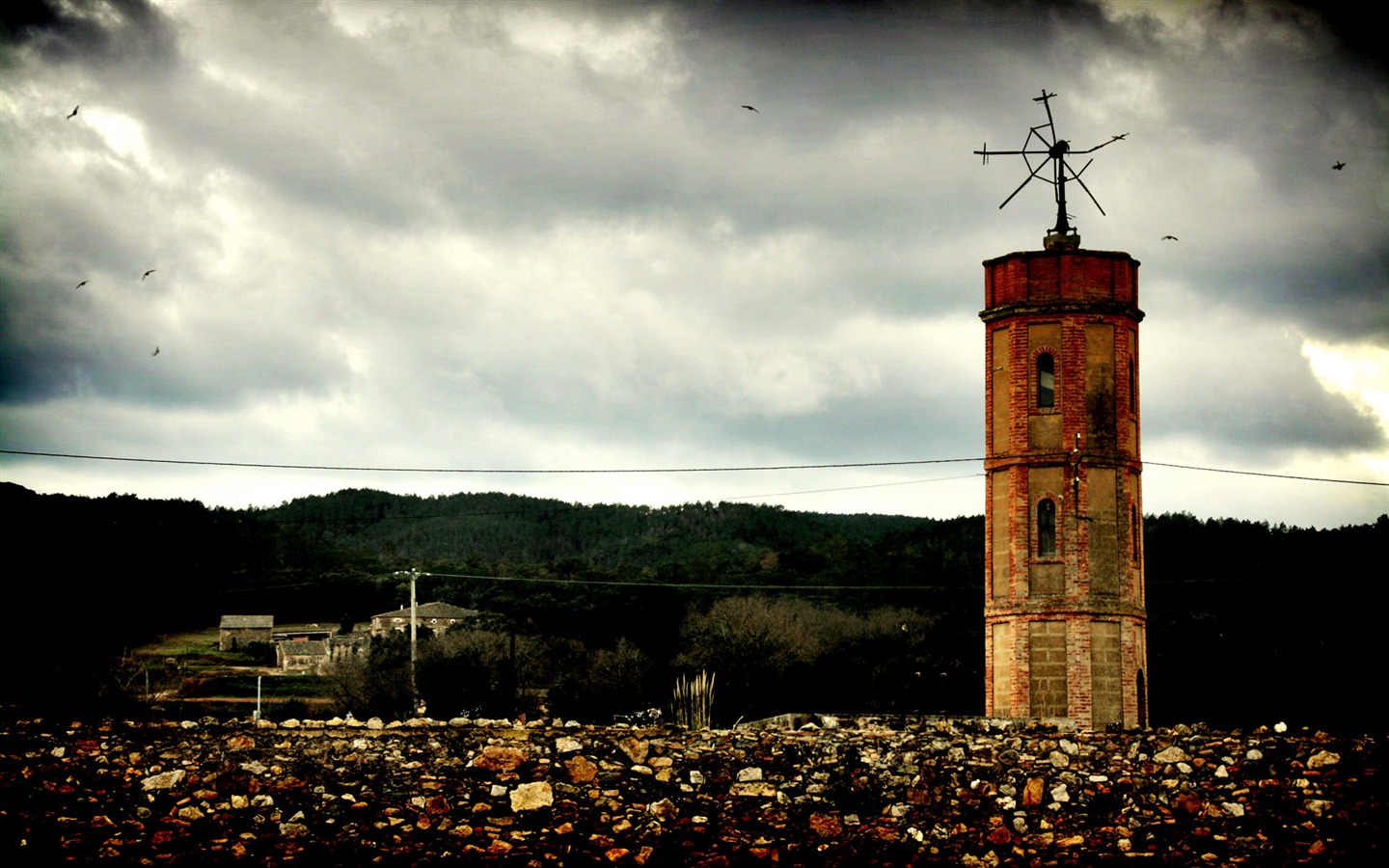 Spanien Girona HDR-Stil Hintergrundbilder #2 - 1440x900