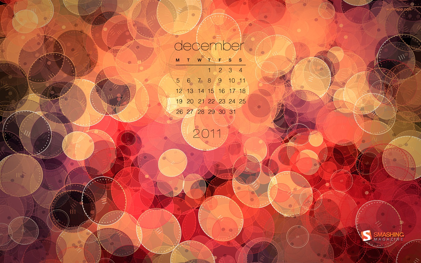2011年12月 月曆壁紙(一) #13 - 1440x900