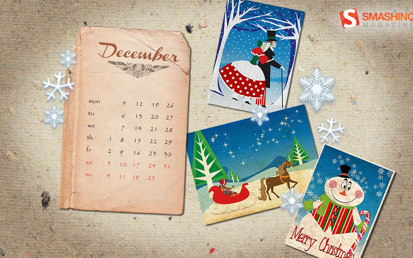 Dezember 2011 Kalender Wallpaper (2) #8 - 1440x900
