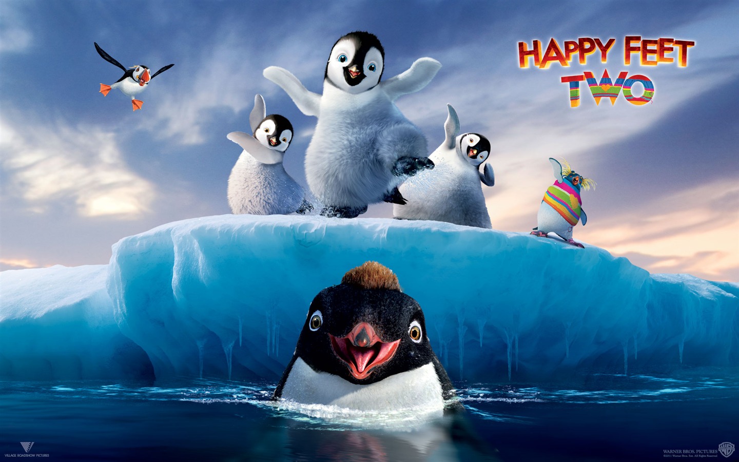 Happy Feet Two 快樂的大腳2 高清壁紙 #8 - 1440x900