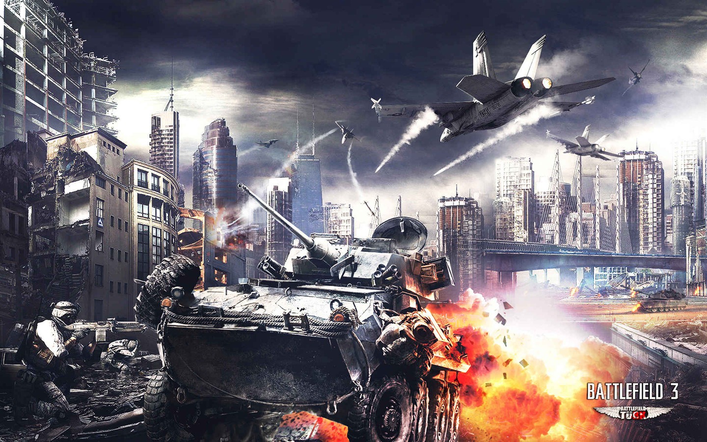 Battlefield 3 fondos de pantalla HD #25 - 1440x900